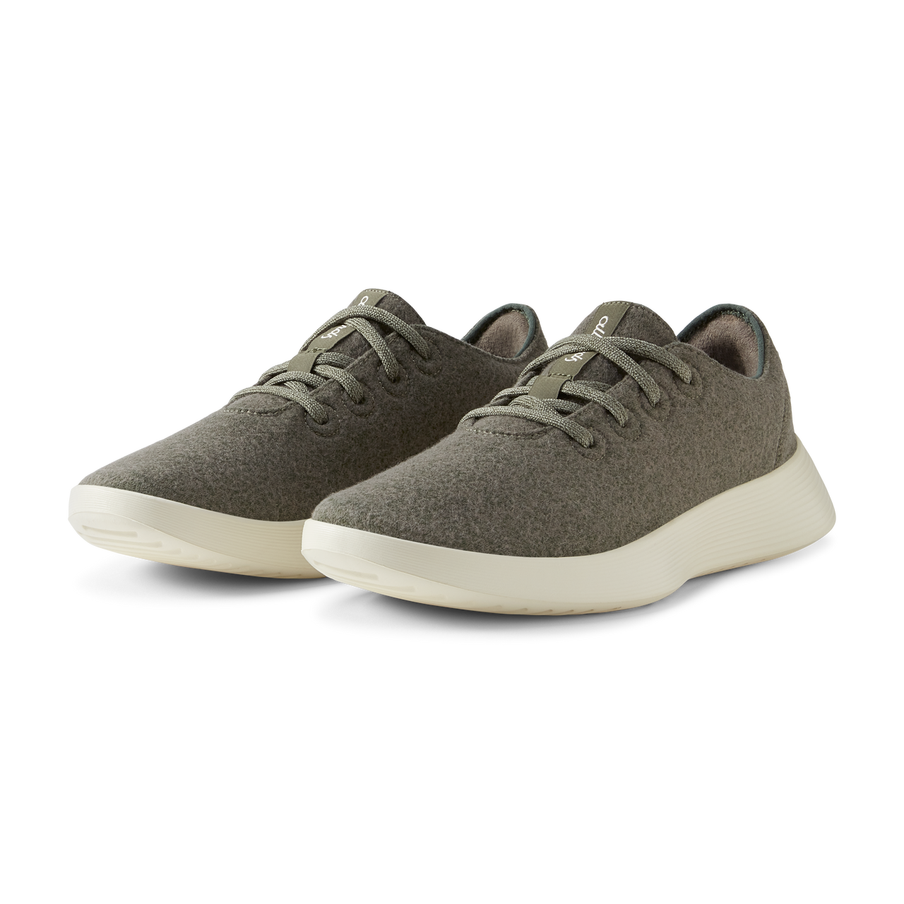 Men's Wool Runner Go - Rugged Green (Stony Cream Sole)