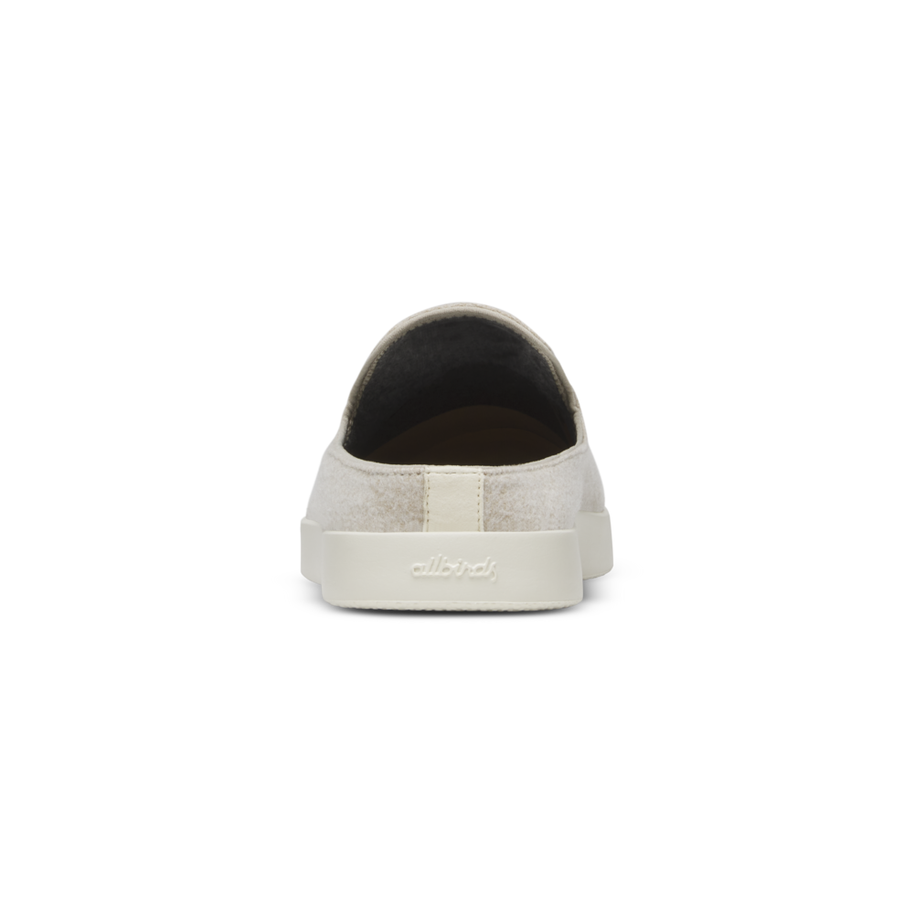 Women's Wool Lounger Mule - Stony Cream (Stony Cream Sole)