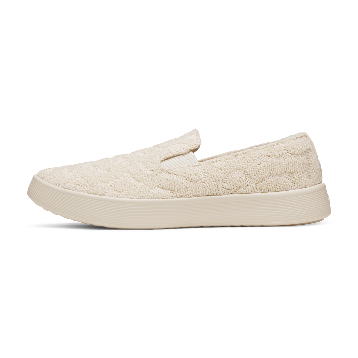 Men's Cruiser Slip On Terry - Warm White (Warm White Sole)