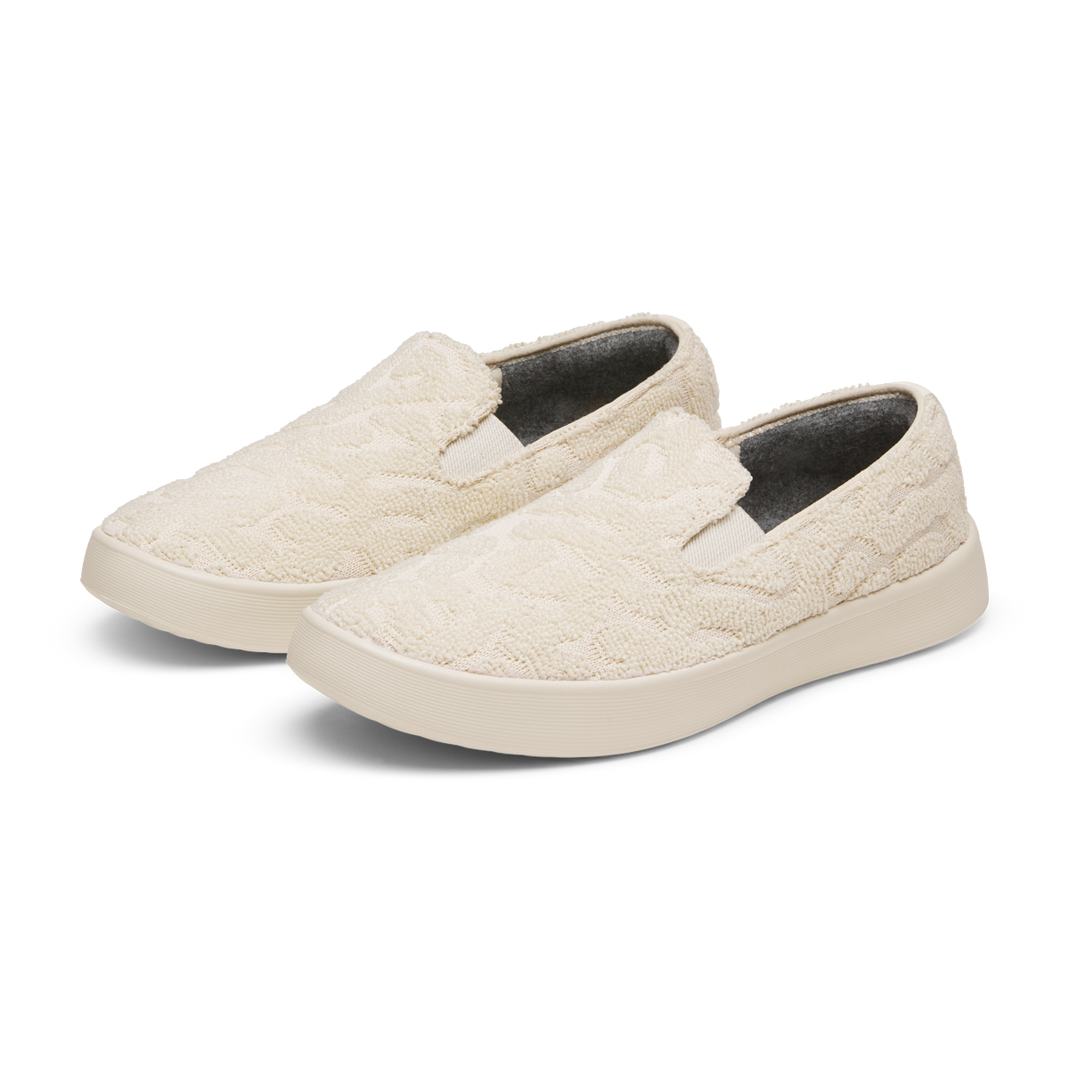 Men's Cruiser Slip On Terry - Warm White (Warm White Sole)