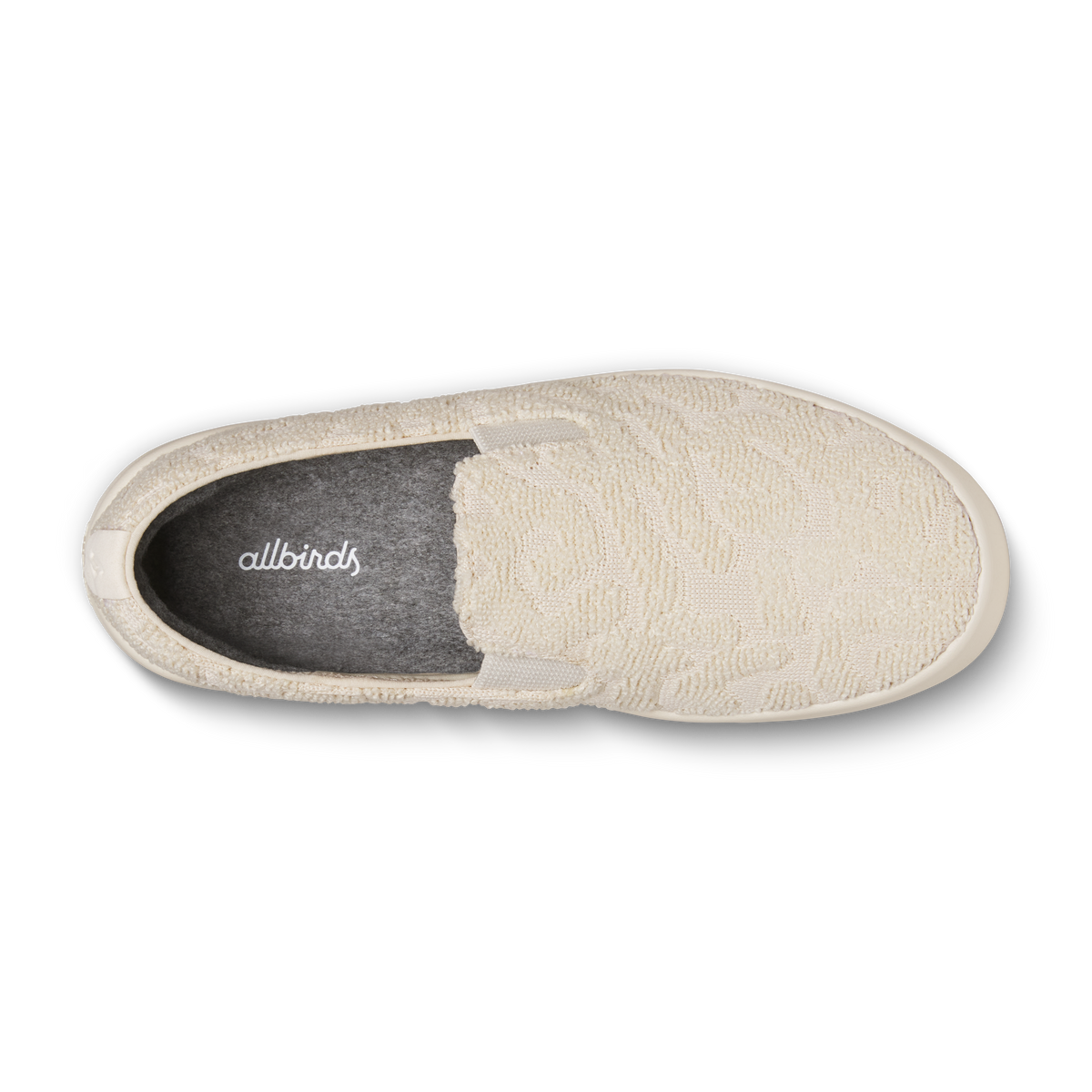 Men's Cruiser Slip On Terry - Warm White (Warm White Sole)