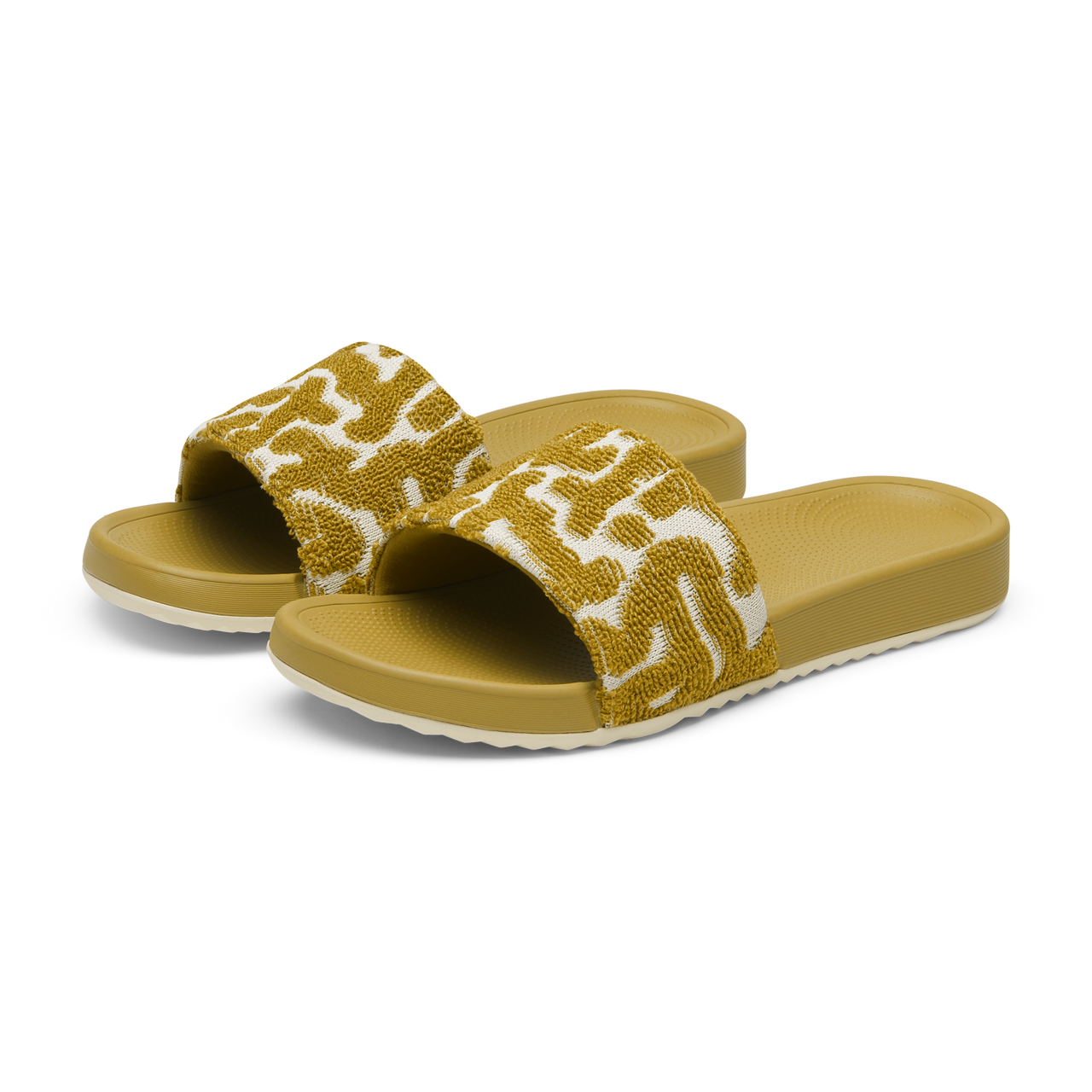 Women's Allbirds Slide Terry - Ochre/Warm White (Ochre Sole)