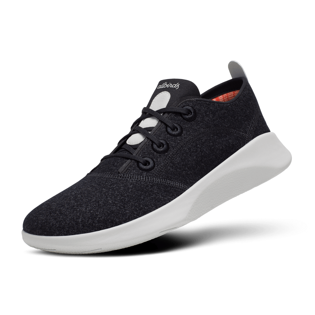Women's SuperLight Wool Runners - Natural Black (Light Grey Sole)